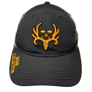Paramount Outdoors Baseball Cap Black Orange XL Bone Collector Camo Skull Hat